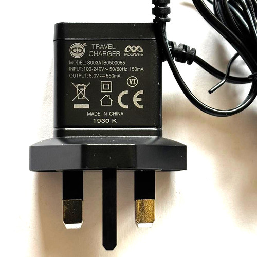 Genuine mains charger - uk, 5v