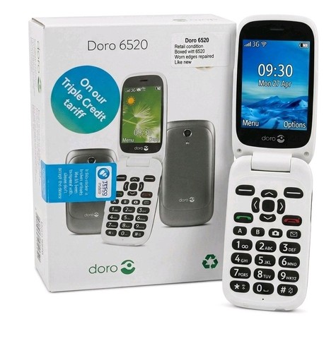 Doro 6520 flip - flip, phone